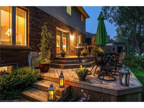 35 Oldmill Road, Ancaster, ON - Outdoor With Deck Patio Veranda