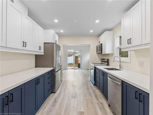 1 Exeter Avenue, Welland, ON - Indoor Photo Showing Kitchen With Stainless Steel Kitchen