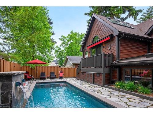 1194 Stirling Drive, Oakville, ON - Outdoor With In Ground Pool With Deck Patio Veranda