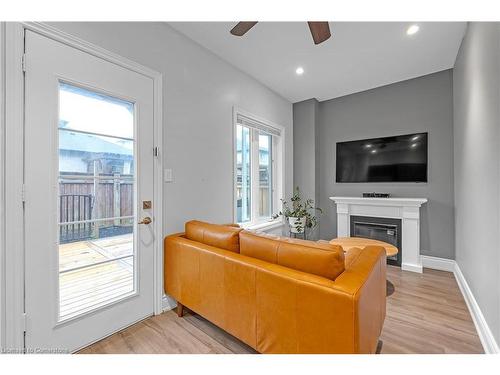 46 Borers Creek Circle, Waterdown, ON - Indoor Photo Showing Living Room With Fireplace