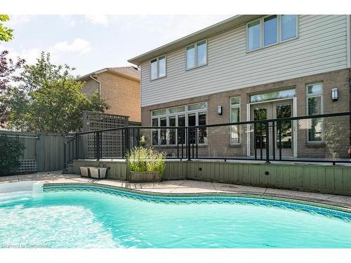 35 Holkham Avenue, Ancaster, ON - Outdoor With In Ground Pool With Deck Patio Veranda