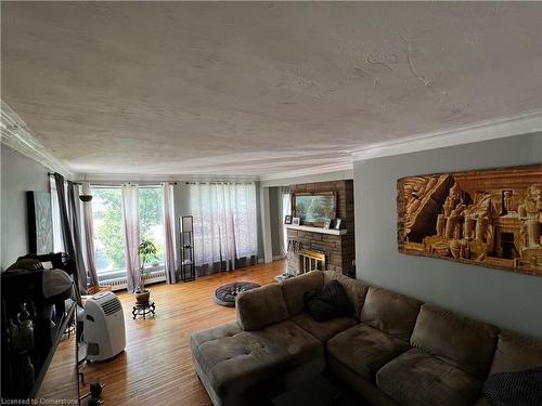 2336 Mountainside Drive, Burlington, ON - Indoor Photo Showing Living Room With Fireplace