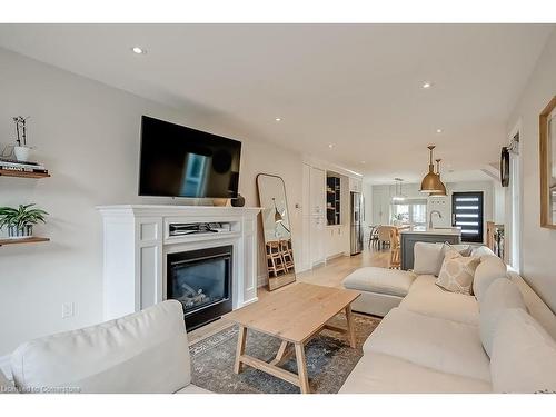 14 Bowsprit Avenue, Toronto, ON - Indoor Photo Showing Living Room With Fireplace