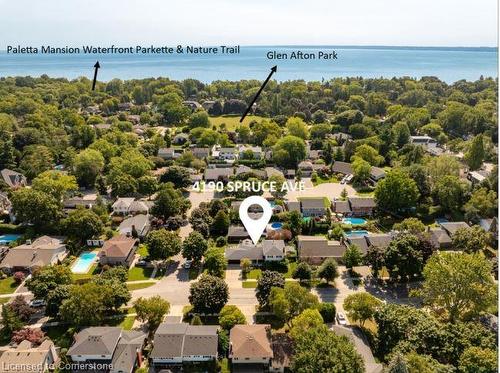 4190 Spruce Avenue, Burlington, ON - Outdoor With Body Of Water With View