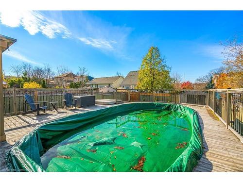 4034 Barry Drive, Lincoln, ON - Outdoor With Above Ground Pool With Backyard