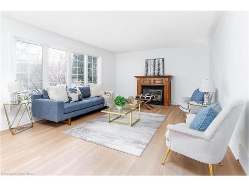 2005 Kilbride Street, Burlington, ON - Indoor Photo Showing Living Room With Fireplace