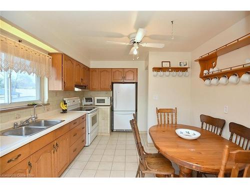 57 Cameo Avenue, Hamilton, ON - Indoor Photo Showing Kitchen With Double Sink