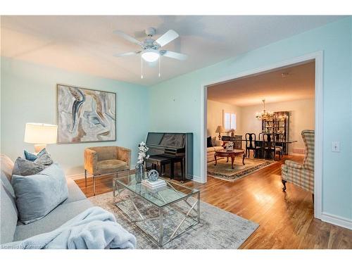 345 Silverbirch Boulevard, Mount Hope, ON - Indoor Photo Showing Living Room With Fireplace