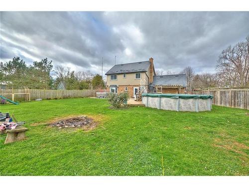 904 Robinson Road, Dunnville, ON - Outdoor With Above Ground Pool With Backyard