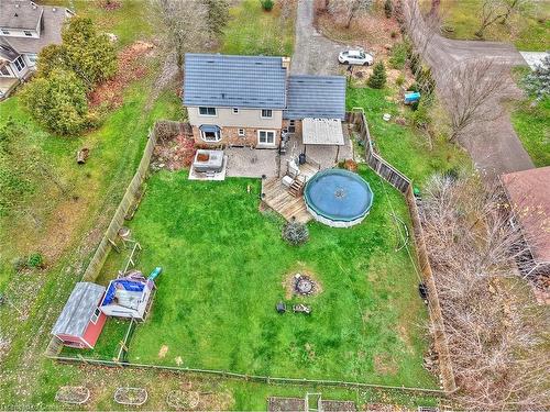 904 Robinson Road, Dunnville, ON - Outdoor With Above Ground Pool With View