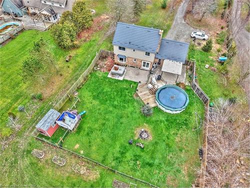 904 Robinson Road, Dunnville, ON - Outdoor With Above Ground Pool With View