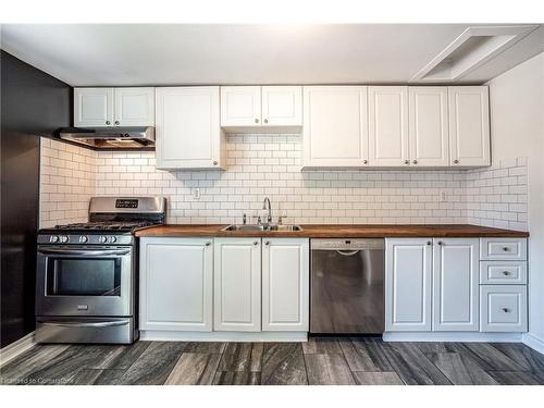 117 Ferguson Avenue S, Hamilton, ON - Indoor Photo Showing Kitchen With Double Sink