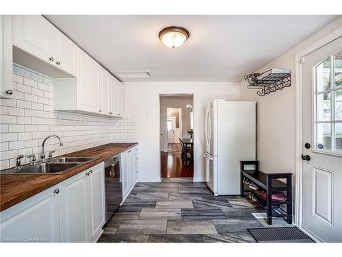 117 Ferguson Avenue S, Hamilton, ON - Indoor Photo Showing Kitchen With Double Sink