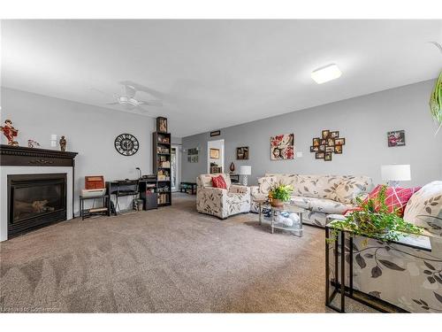 418-57 12Th Conc Road E, Flamborough, ON - Indoor Photo Showing Living Room With Fireplace