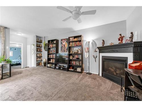 418-57 12Th Conc Road E, Flamborough, ON - Indoor Photo Showing Living Room With Fireplace