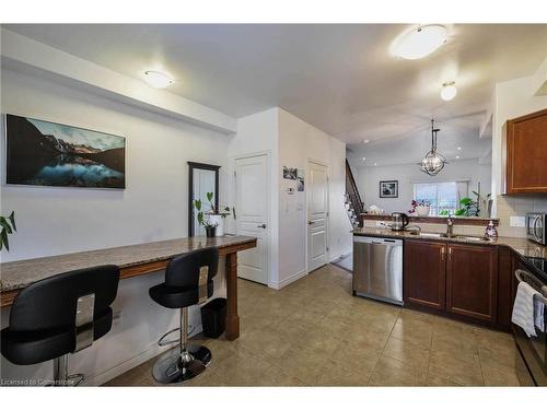 27 Edenrock Drive, Hamilton, ON - Indoor Photo Showing Kitchen With Double Sink