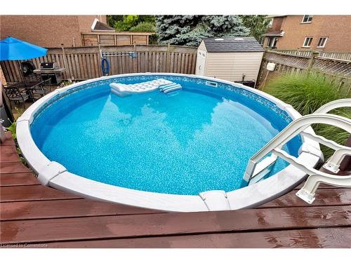 30 Philomena Drive, Hamilton, ON - Outdoor With Above Ground Pool