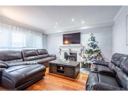 82 Barrett Avenue, Brantford, ON - Indoor Photo Showing Living Room With Fireplace