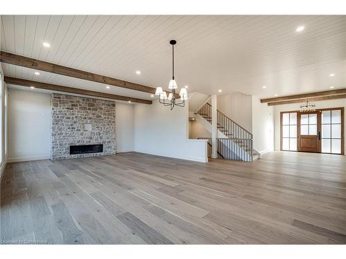 941 Old Mohawk Road, Ancaster, ON - Indoor With Fireplace