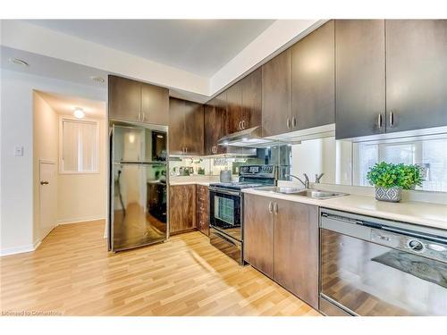 118-3050 Erin Centre Boulevard, Mississauga, ON - Indoor Photo Showing Kitchen With Double Sink