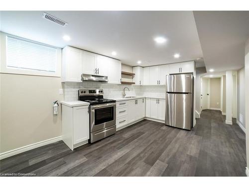 Lower-37 St. Augustine Avenue, Welland, ON - Indoor Photo Showing Kitchen With Stainless Steel Kitchen