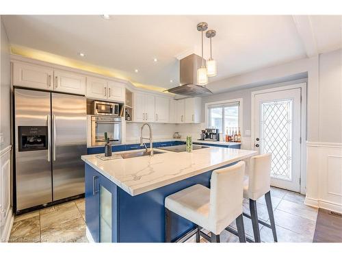 191 Williamson Drive, Caledonia, ON - Indoor Photo Showing Kitchen With Stainless Steel Kitchen With Upgraded Kitchen