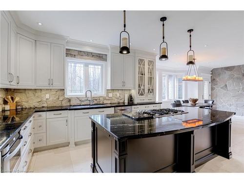 18 Elder Crescent, Ancaster, ON - Indoor Photo Showing Kitchen With Upgraded Kitchen