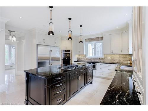 18 Elder Crescent, Ancaster, ON - Indoor Photo Showing Kitchen With Upgraded Kitchen