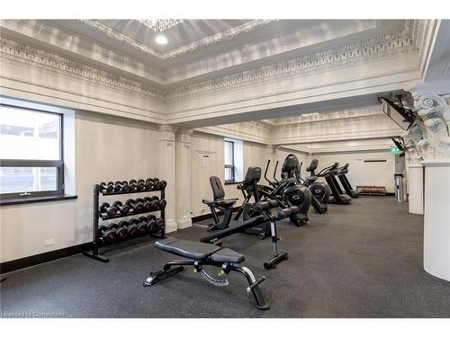 1017-118 King Street E, Hamilton, ON - Indoor Photo Showing Gym Room