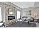 1 Garlent Avenue, Ancaster, ON  - Indoor Photo Showing Living Room With Fireplace 