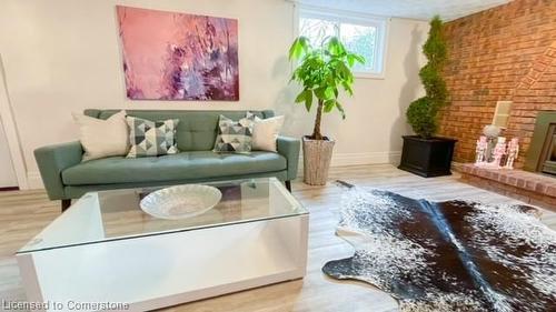 179 Orchard Drive, Ancaster, ON - Indoor Photo Showing Living Room With Fireplace