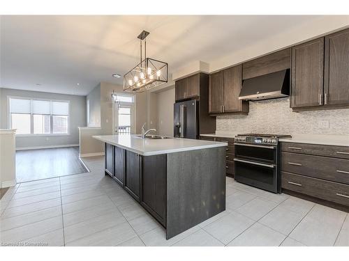 219 Skinner Road, Waterdown, ON - Indoor Photo Showing Kitchen With Upgraded Kitchen