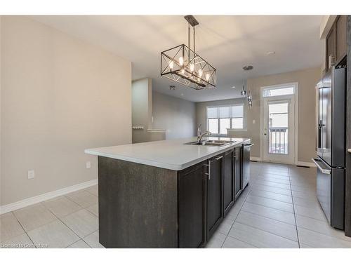 219 Skinner Road, Waterdown, ON - Indoor Photo Showing Kitchen With Double Sink