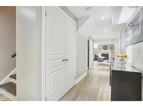 8 Felicia Court, Hamilton, ON - Indoor Photo Showing Other Room With Fireplace