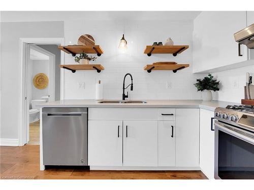 53 Diana Avenue, Grimsby, ON - Indoor Photo Showing Kitchen With Double Sink