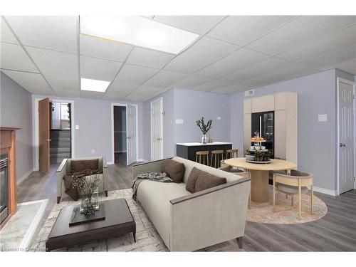 13 Cumming Street, St. Catharines, ON - Indoor Photo Showing Living Room With Fireplace