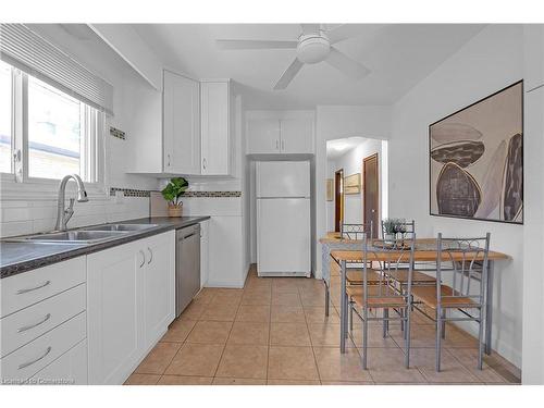 Upper-49 Cheryl Avenue, Hamilton, ON - Indoor Photo Showing Kitchen With Double Sink