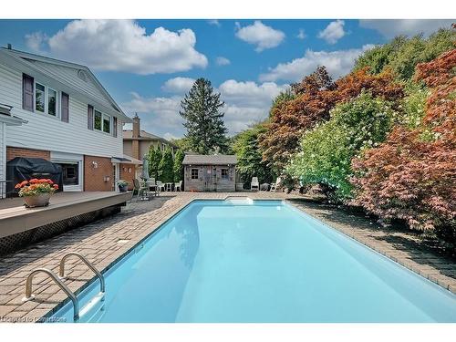 3159 South Drive, Burlington, ON - Outdoor With In Ground Pool