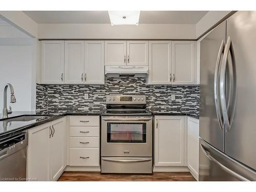 503-442 Maple Avenue, Burlington, ON - Indoor Photo Showing Kitchen With Stainless Steel Kitchen With Upgraded Kitchen