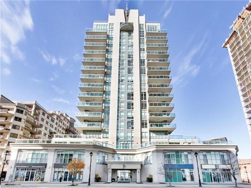 1601-360 Pearl Street, Burlington, ON - Outdoor With Balcony With Facade