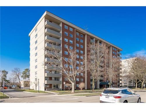 504-1415 Ghent Avenue, Burlington, ON - Outdoor With Balcony With Facade