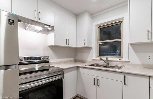 A-598 Upper James Street, Hamilton, ON - Indoor Photo Showing Kitchen With Stainless Steel Kitchen With Double Sink