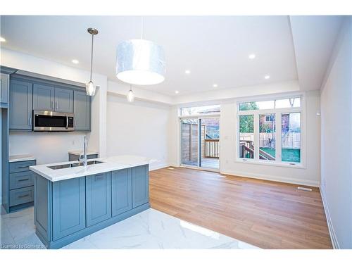 31 Dana Drive, Hamilton, ON - Indoor Photo Showing Kitchen With Double Sink