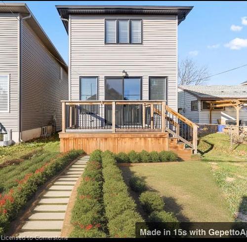 730 Knox Avenue, Hamilton, ON - Outdoor With Deck Patio Veranda With Exterior