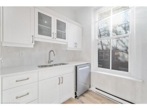 2-80 East Avenue S, Hamilton, ON - Indoor Photo Showing Kitchen With Double Sink