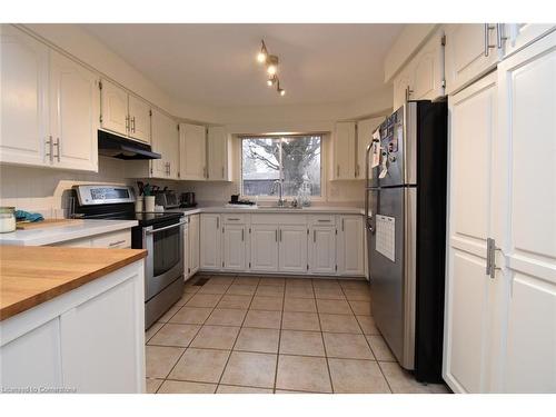 142 Council Crescent, Ancaster, ON - Indoor Photo Showing Kitchen With Double Sink