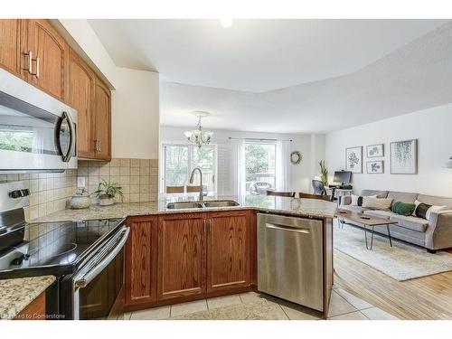 85 Foxborough Drive, Ancaster, ON - Indoor Photo Showing Kitchen With Double Sink