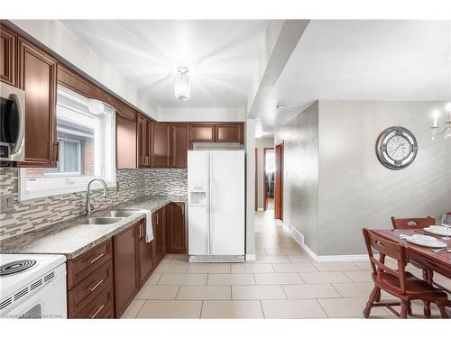 67 Burton Street, Hamilton, ON - Indoor Photo Showing Kitchen With Double Sink