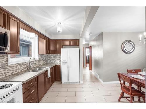 67 Burton Street, Hamilton, ON - Indoor Photo Showing Kitchen With Double Sink