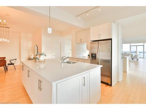 2201-1 Hurontario Street, Mississauga, ON - Indoor Photo Showing Kitchen With Double Sink